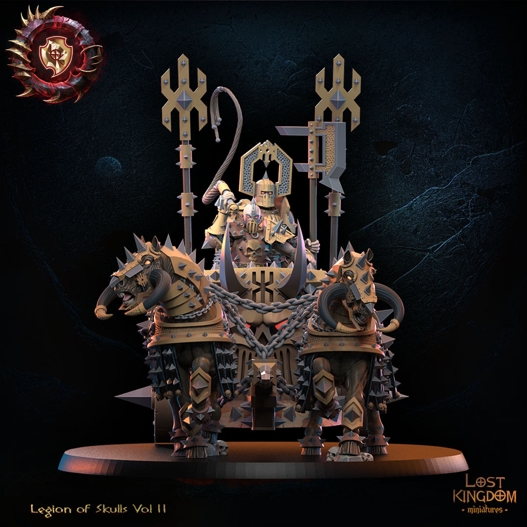 Skull Collectors Chariot/Altar, Lost Kingdom Miniatures