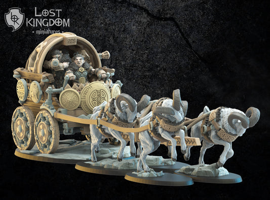 Tanngrisnir Wagon, Lost Kingdom Miniatures