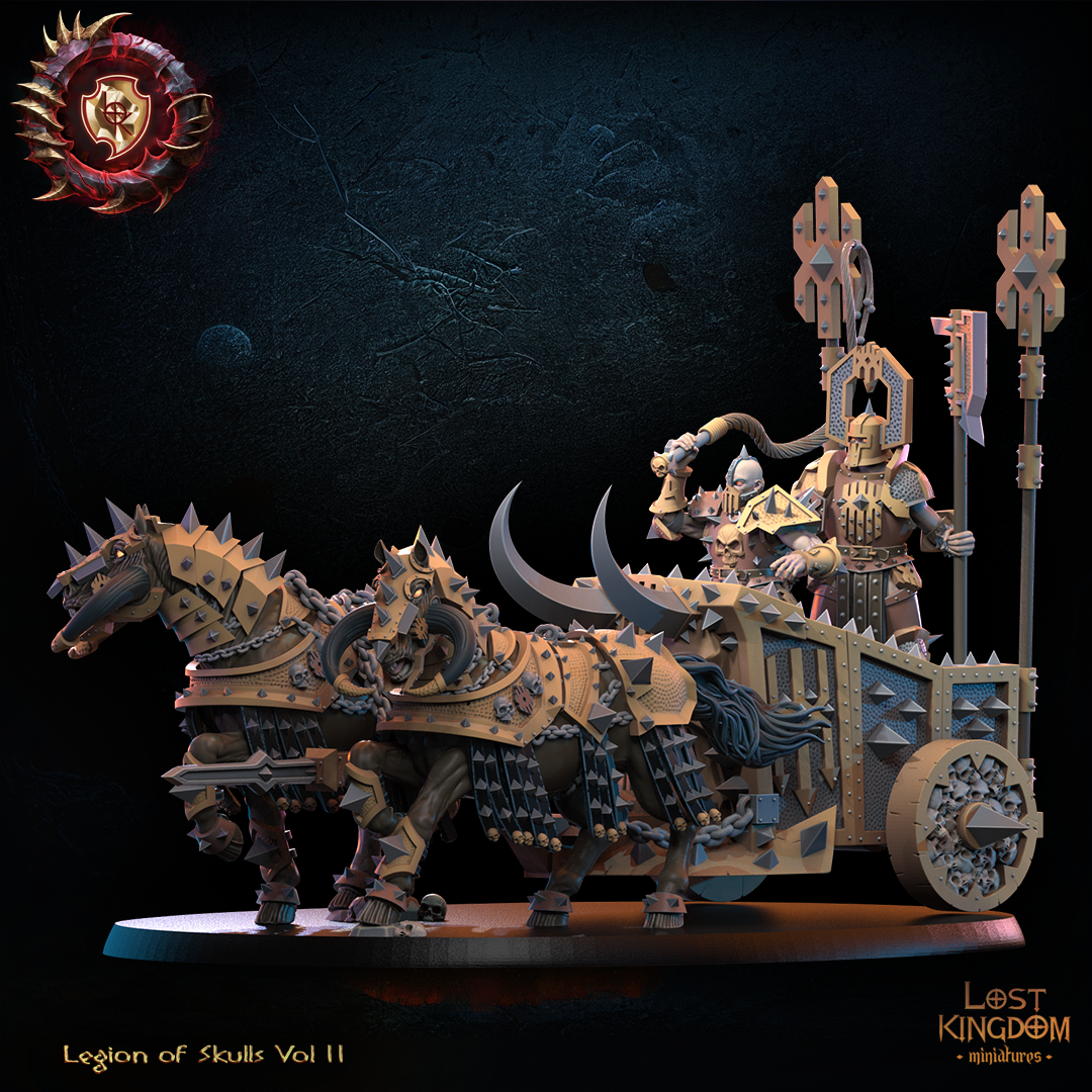 Skull Collectors Chariot/Altar, Lost Kingdom Miniatures