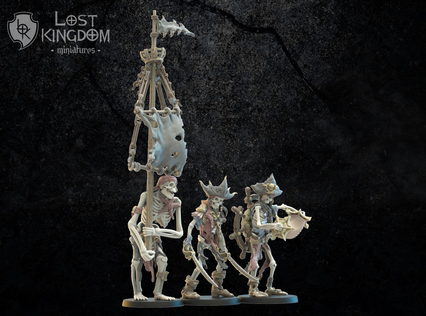 Skeleton Buccaneers, Lost Kingdom Miniatures