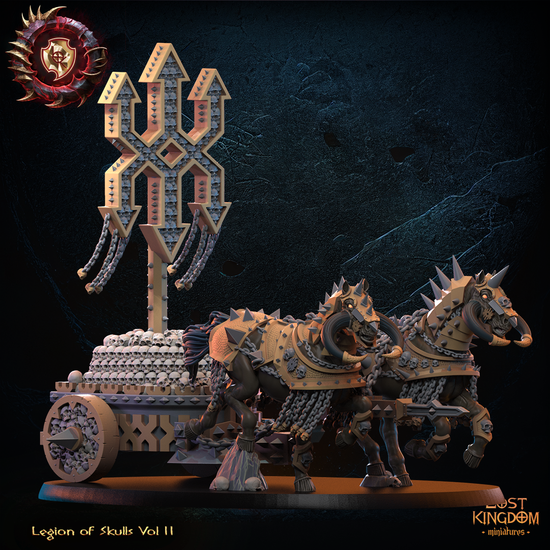 Skull Collectors Chariot/Altar, Lost Kingdom Miniatures