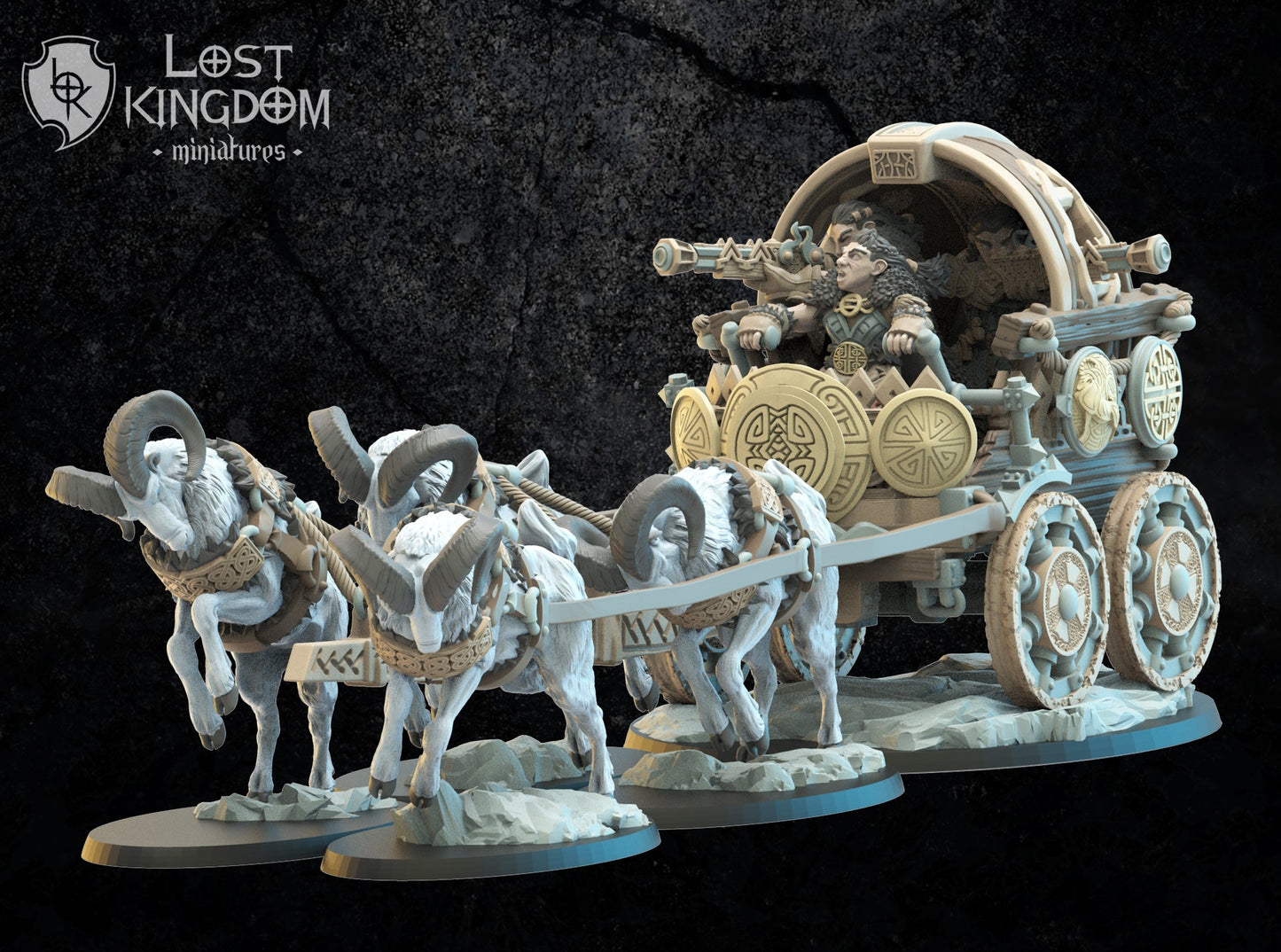 Tanngrisnir Wagon, Lost Kingdom Miniatures