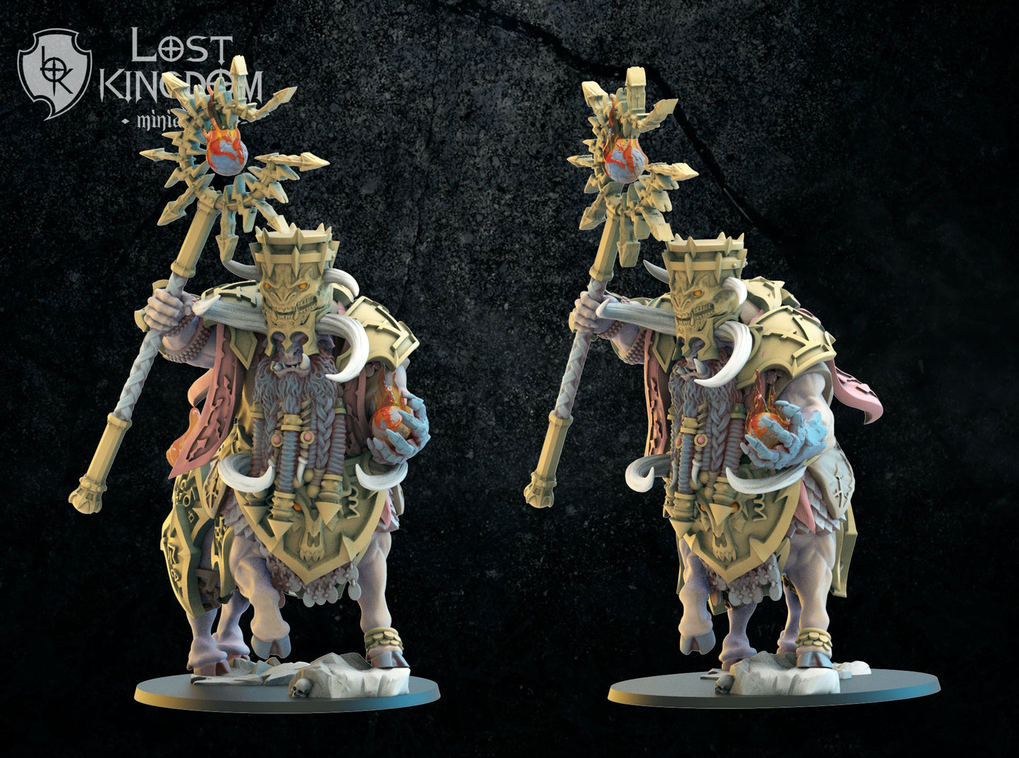 Kassuth Fireshaper, Bul-thaur Sorcerer, Lost Kingdom Miniatures