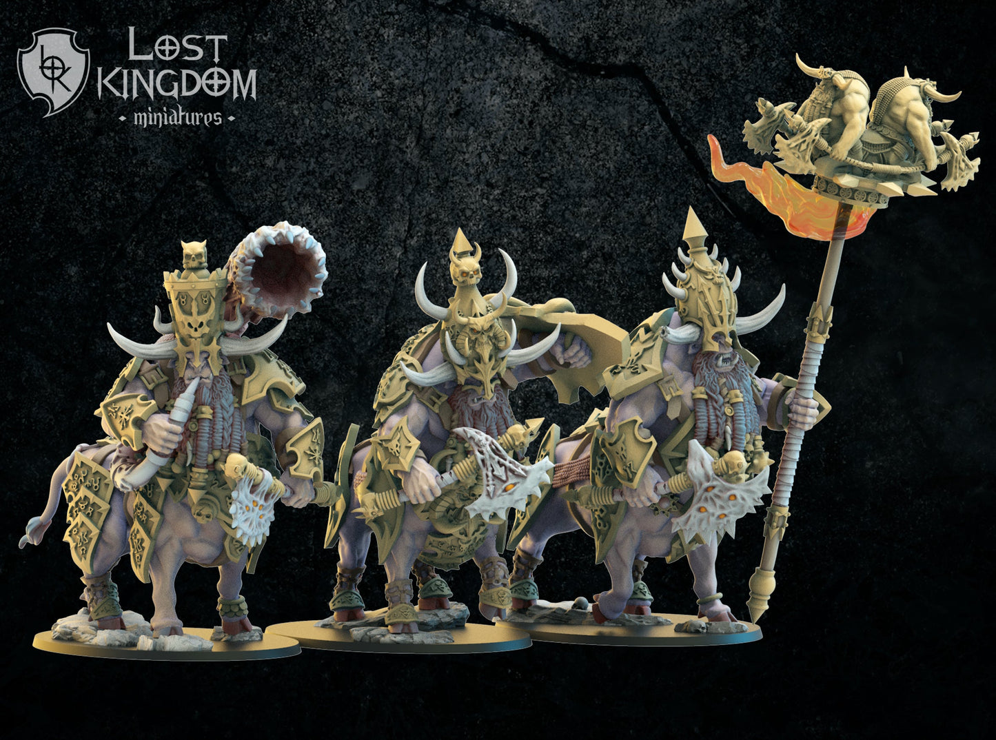 Anointed Bul-Thaurs, Lost Kingdom Miniatures
