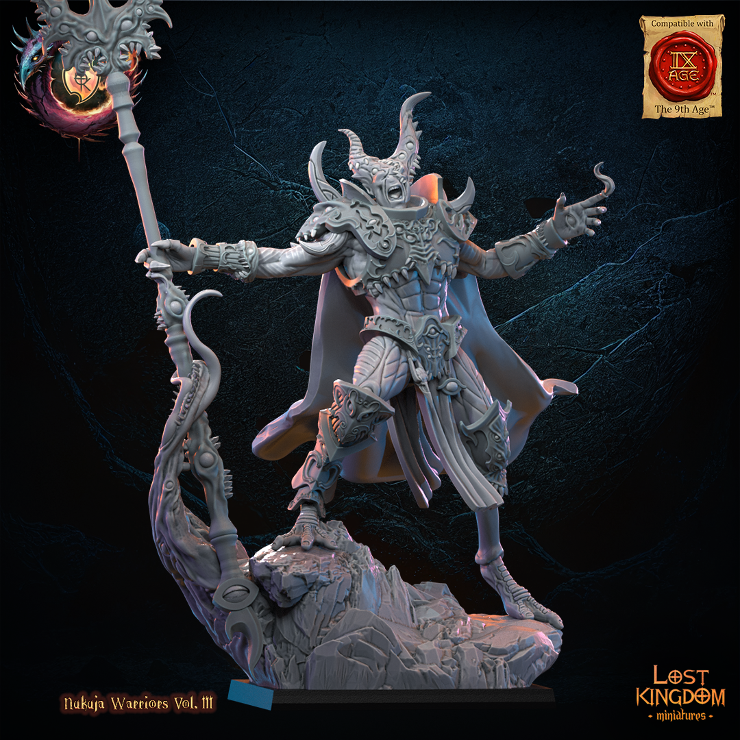Exalted Herald of Nukuja, Lost Kingdom Miniatures