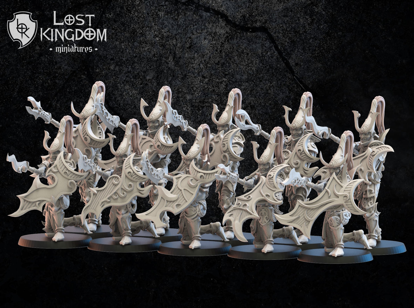 Nightfall Knights On Foot, Lost Kingdom Miniatures