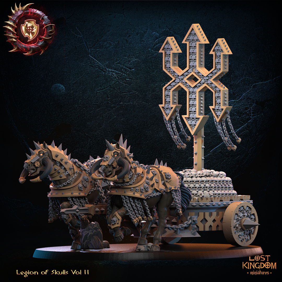 Skull Collectors Chariot/Altar, Lost Kingdom Miniatures