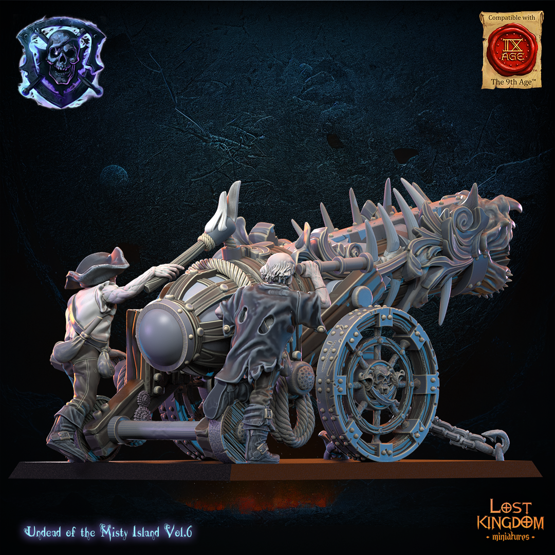 Trench Cannon, Lost Kingdom Miniatures