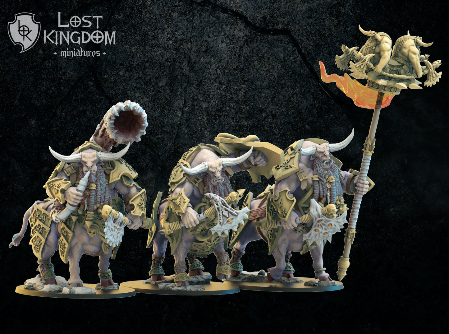 Anointed Bul-Thaurs, Lost Kingdom Miniatures