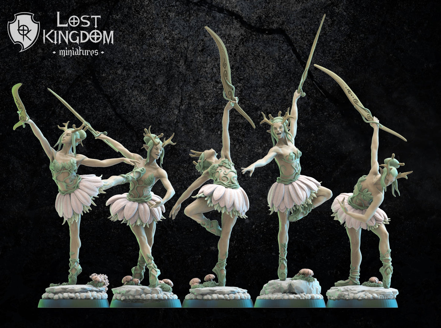 Bareetachi Dancers, Lost Kingdom Miniatures