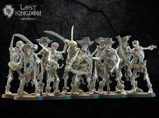 Skeleton Buccaneers, Lost Kingdom Miniatures