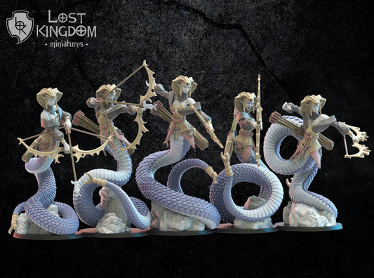Yumi/Yari Naga Regiment, Lost Kingdom Miniatures