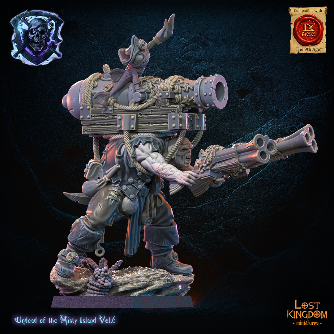 Wigor “The bomber” Acheron, Lost Kingdom Miniatures