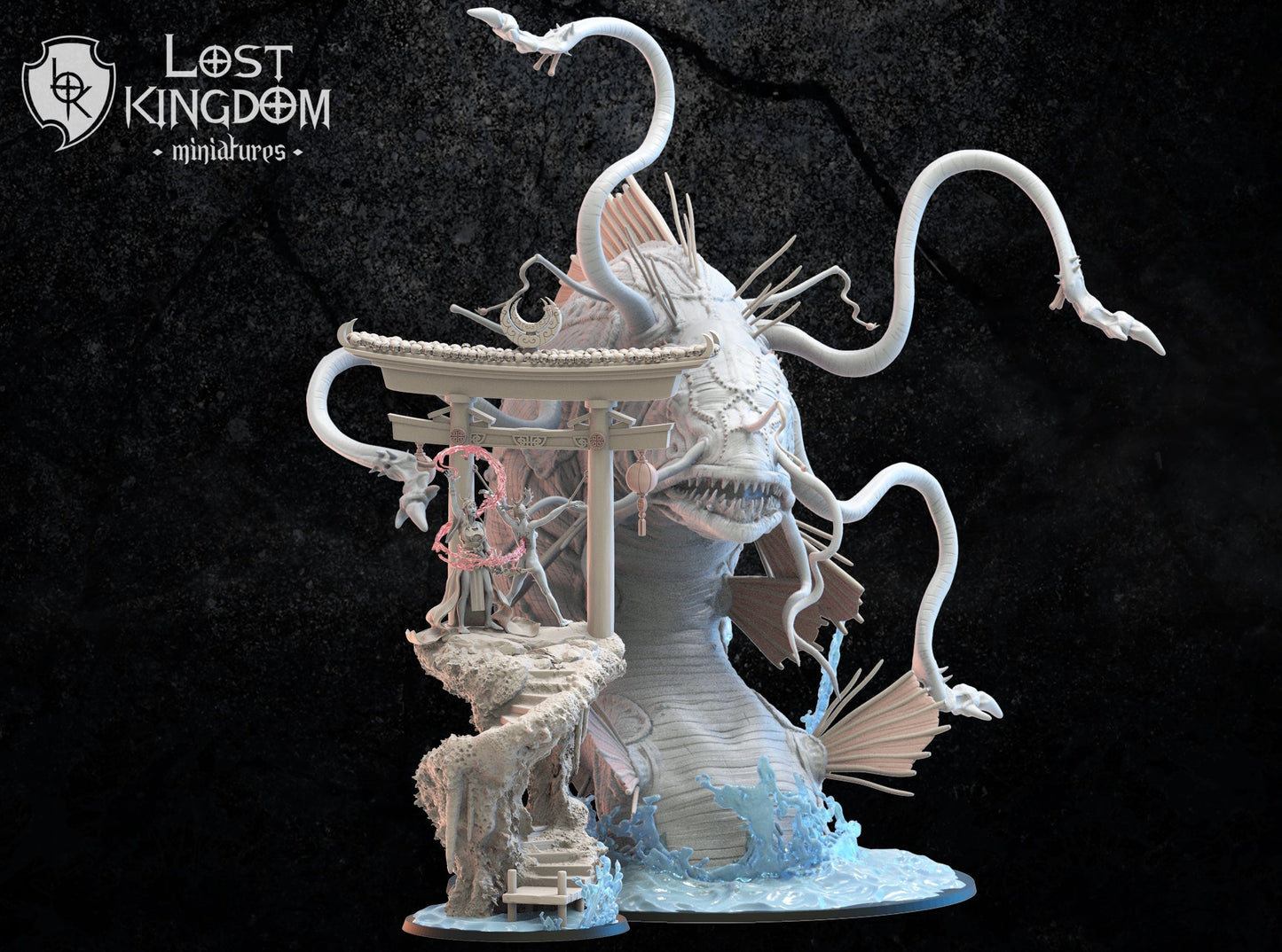 Koi, Mystic Leviathan, Lost Kingdom Miniatures