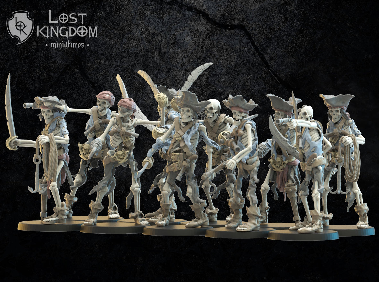 Skeleton Buccaneers, Lost Kingdom Miniatures
