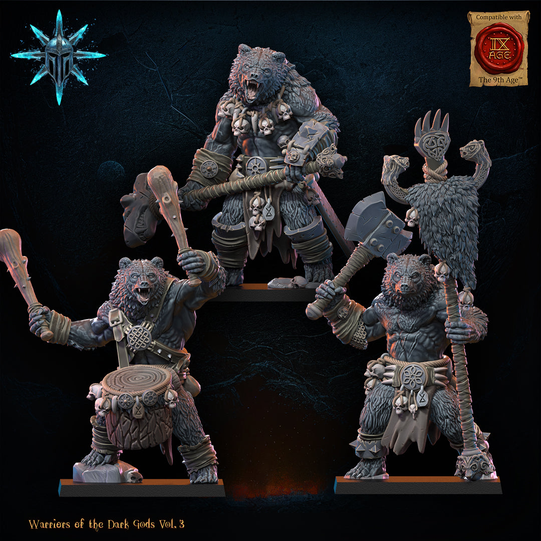 Werebears Unit , Lost Kingdom Miniatures