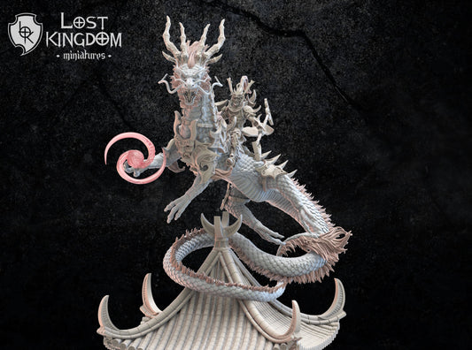 Shiro, Chieftain On Tatsu, Lost Kingdom Miniatures