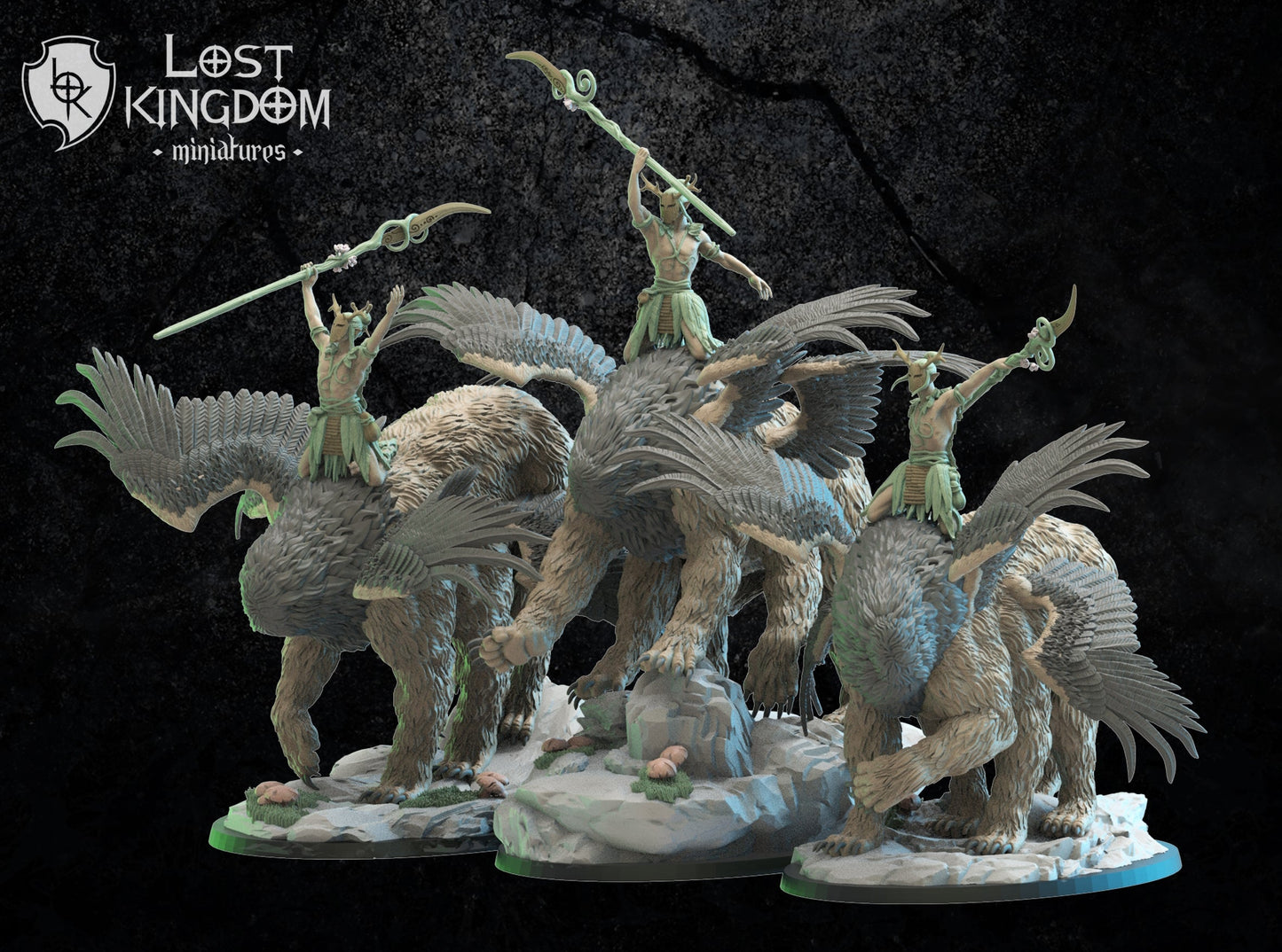 Kumakuro/Hundun Riders, Lost Kingdom Miniatures