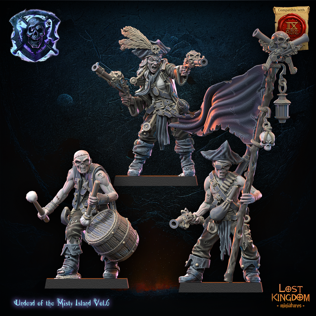 Misty Island Gunners, Lost Kingdom Miniatures