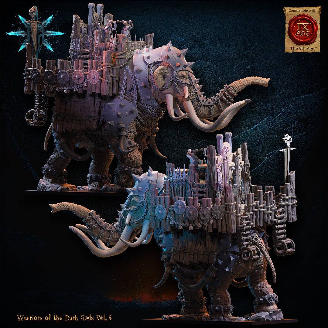 Wasteland War Mammoth, Lost Kingdom Miniatures