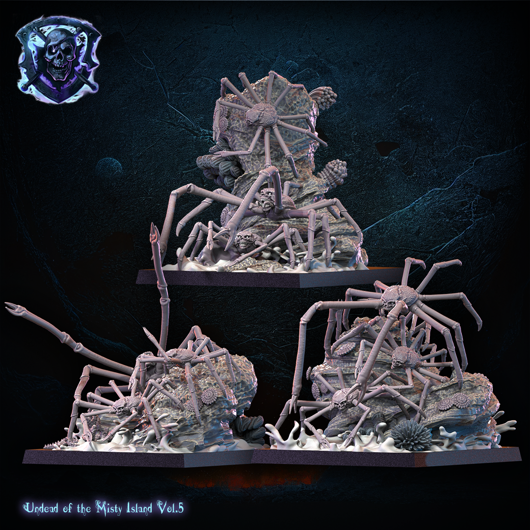 Skull Crab Swarms, Lost Kingdom Miniatures