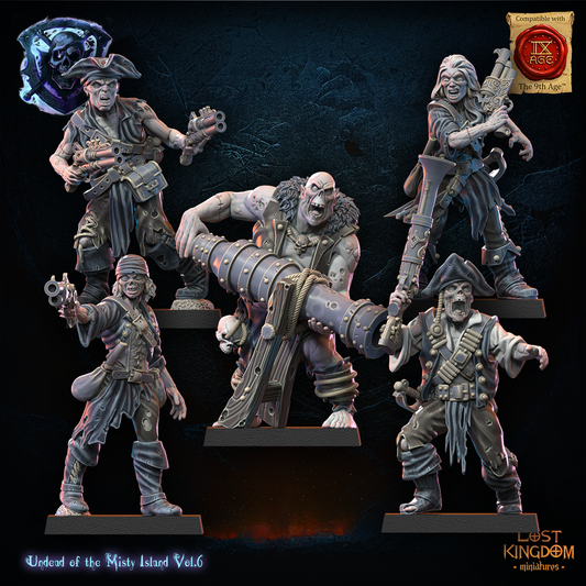 Misty Island Gunners, Lost Kingdom Miniatures