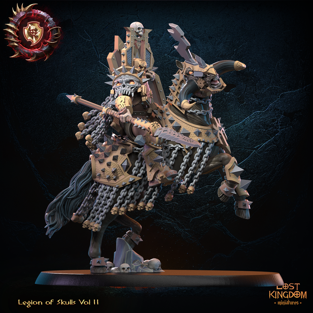 Vorr, Champion of Skull Collectors, Lost Kingdom Miniatures