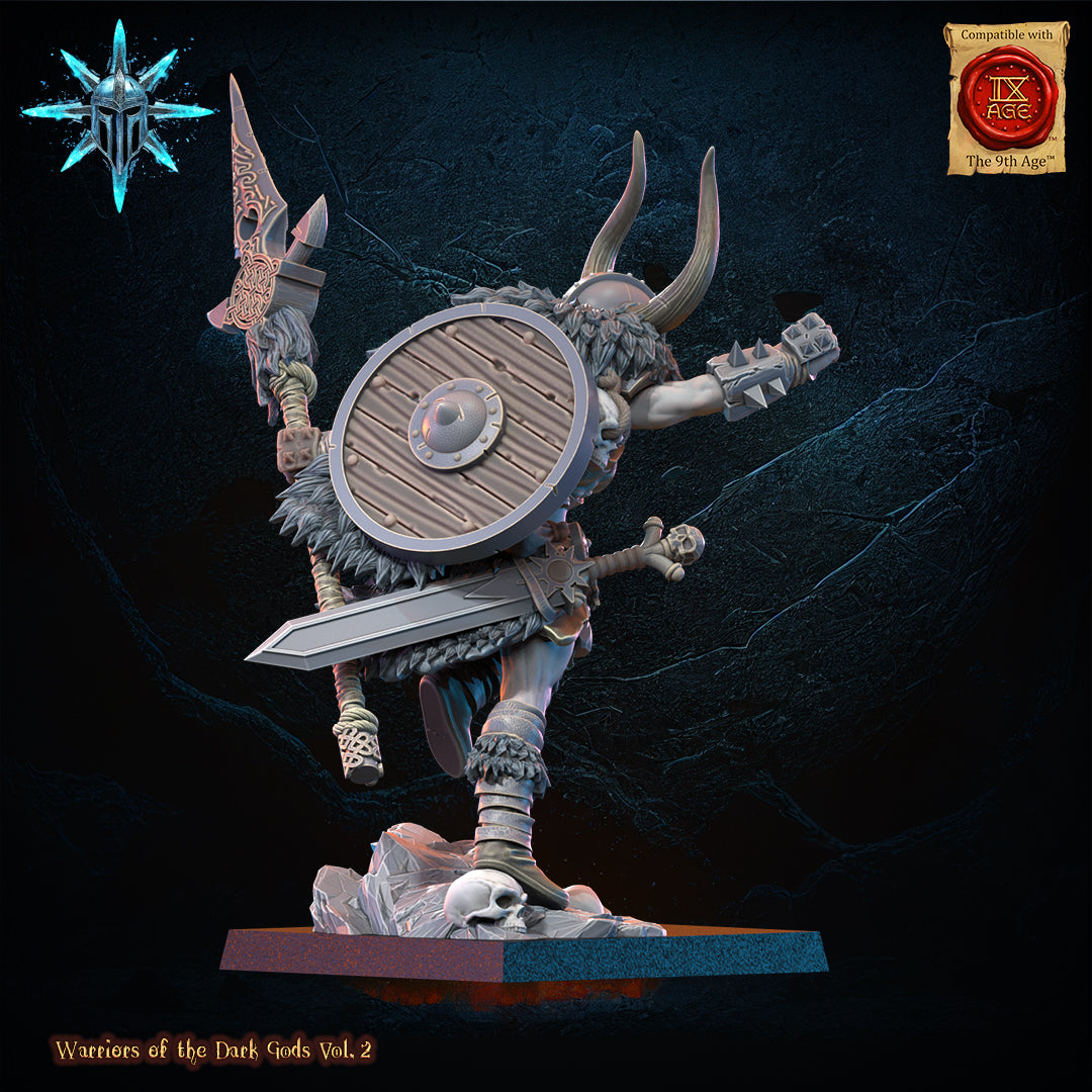 Barbarian Chief, Lost Kingdom Miniatures