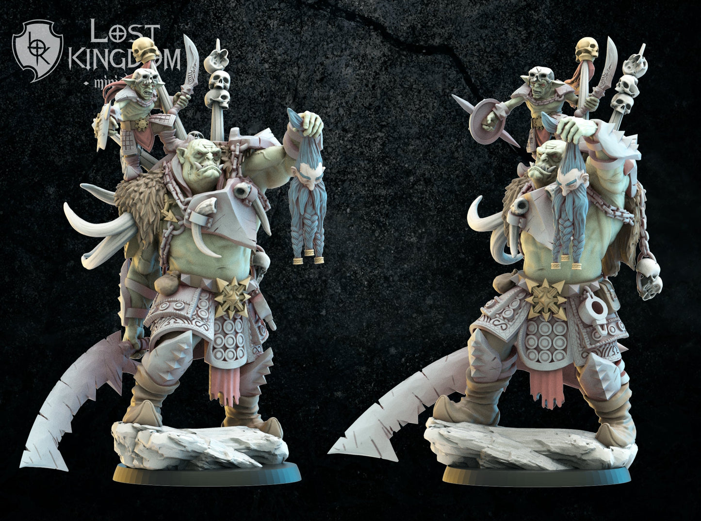 Uhur & Ofduk, the Unchained, Lost Kingdom Miniatures