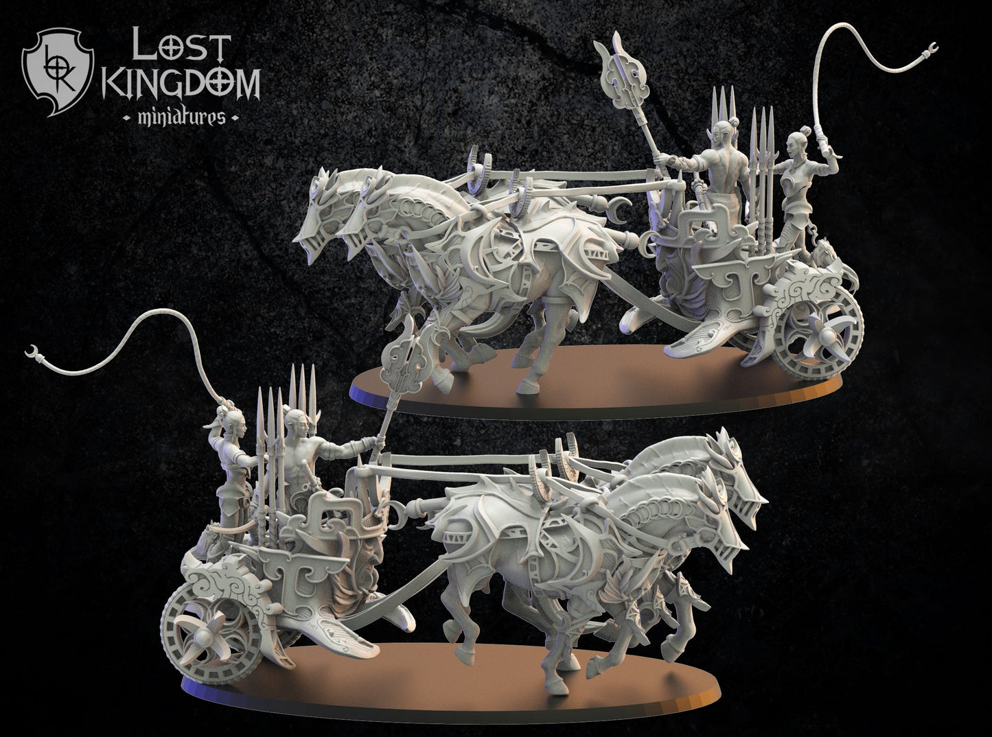 Night Elves War Chariot, Lost Kingdom Miniatures