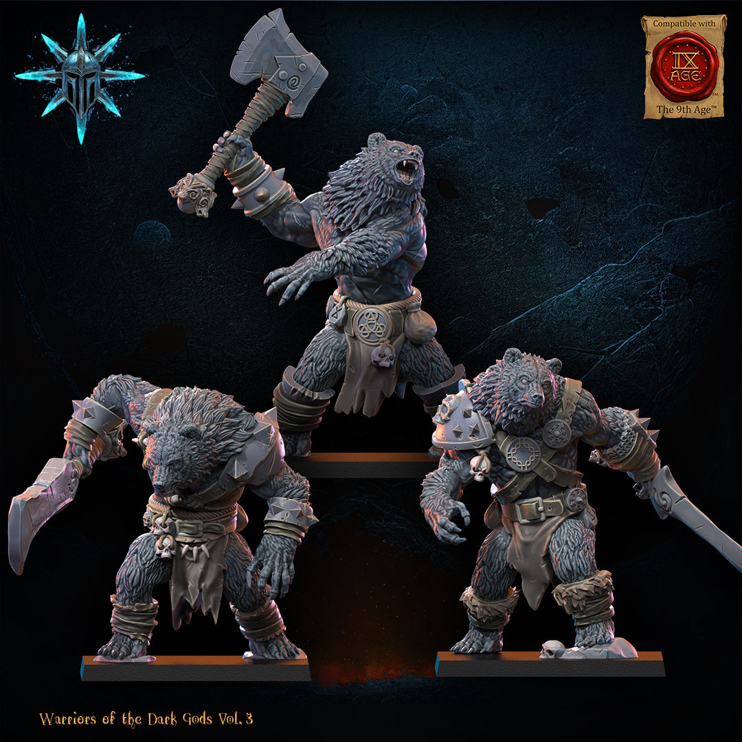 Werebears Unit , Lost Kingdom Miniatures