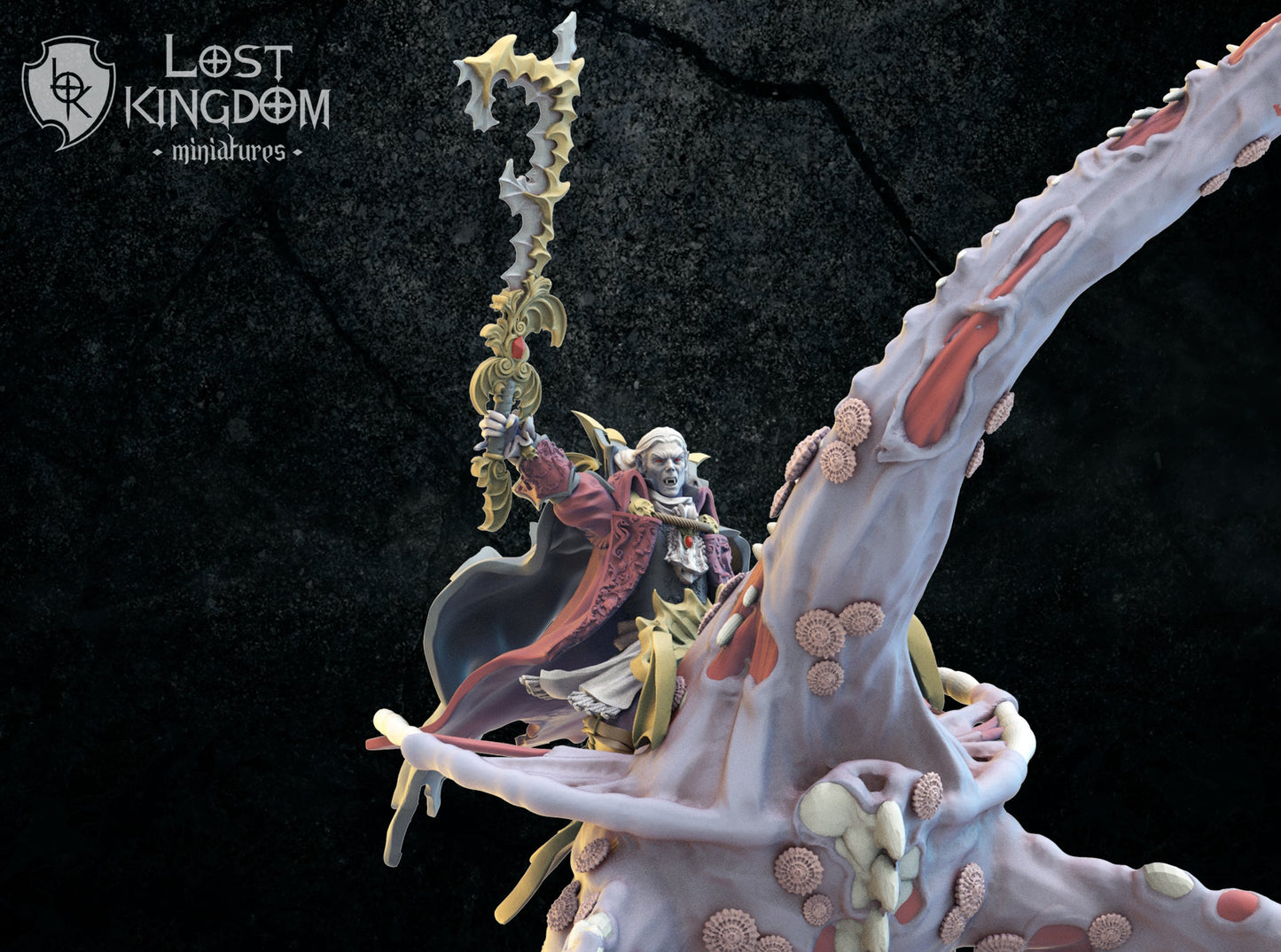 Alucard on Zombie Sea Dragon, Lost Kingdom Miniatures