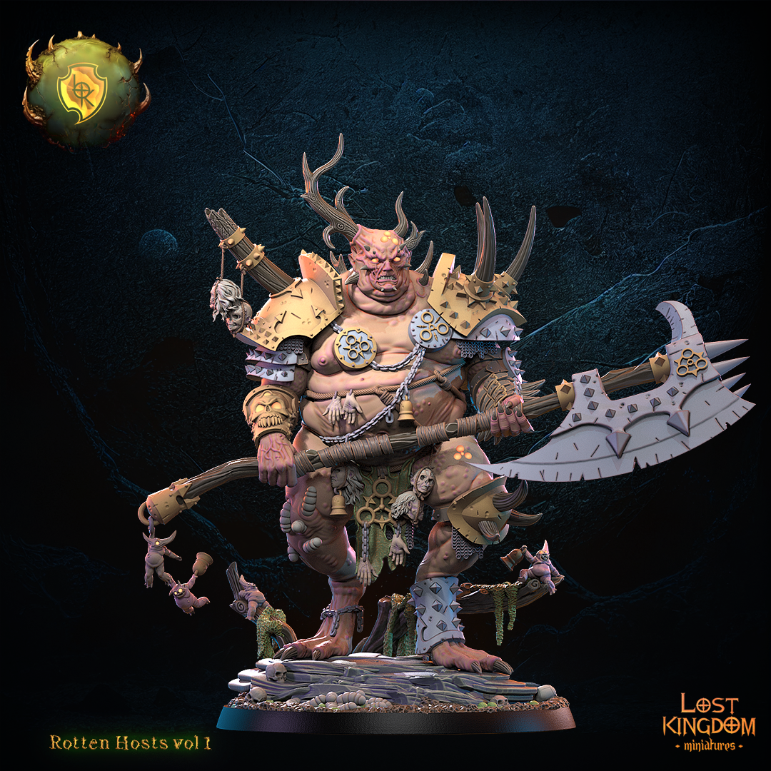 N'Elkor, Rotten Daemon Prince, Lost Kingdom Miniatures