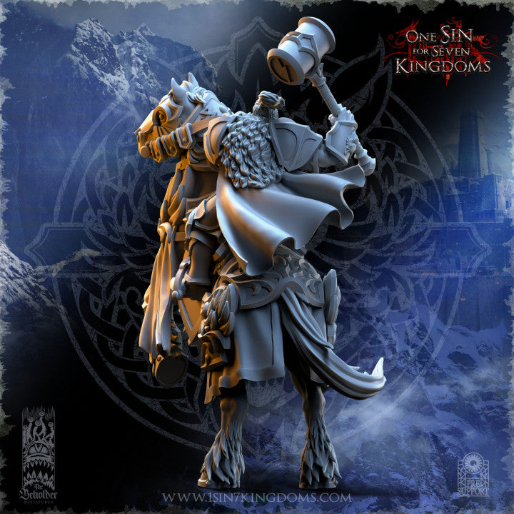 Haakon Storm-Knight Commander, The Beholder Miniatures