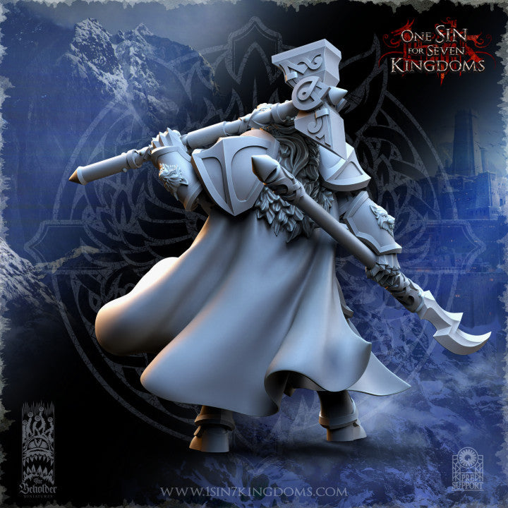 Valeskya Stormwolf Captain, The Beholder Miniatures