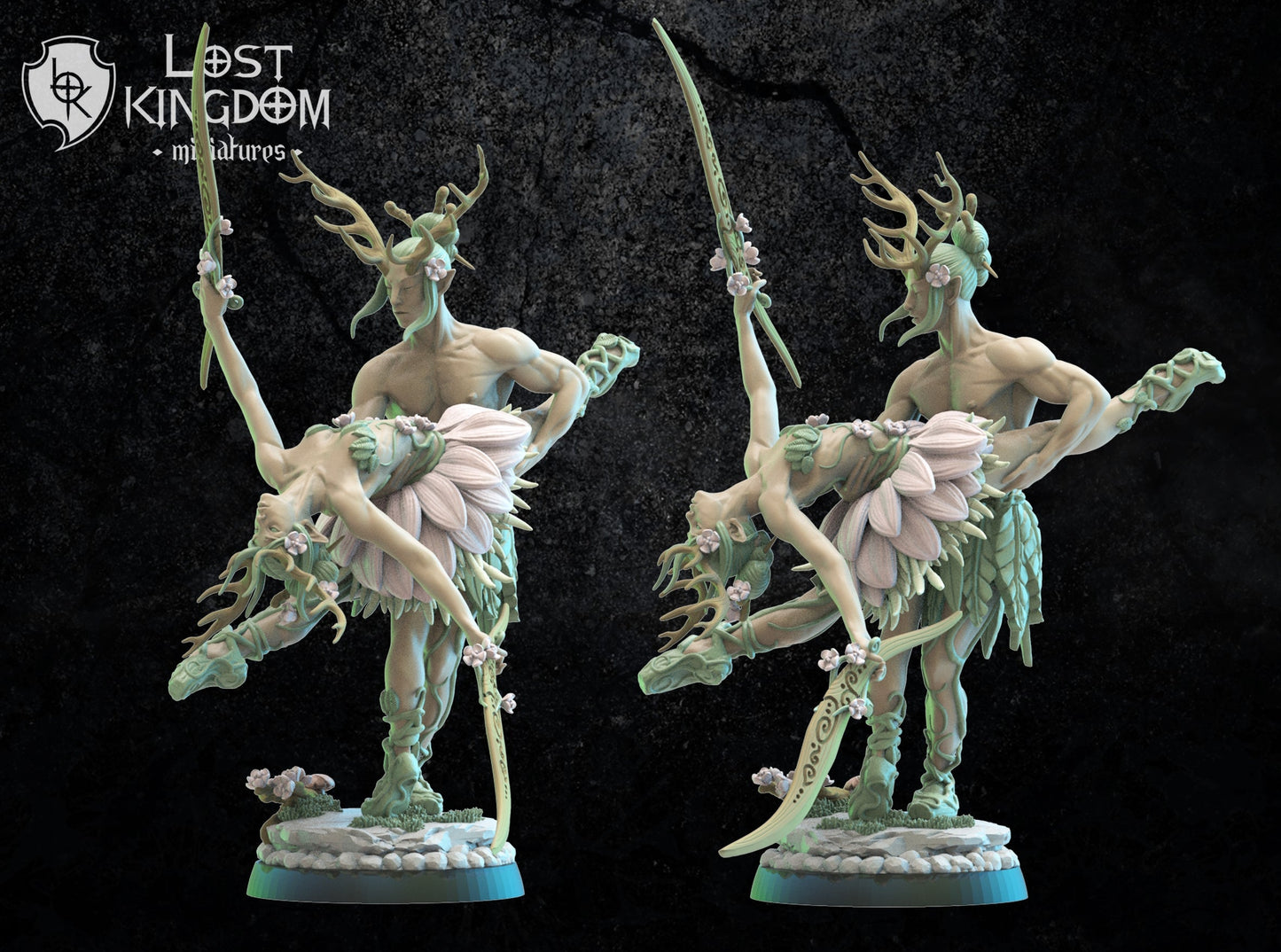 Kyomi & Haru, The Eternal Dancers, Lost Kingdom Miniatures
