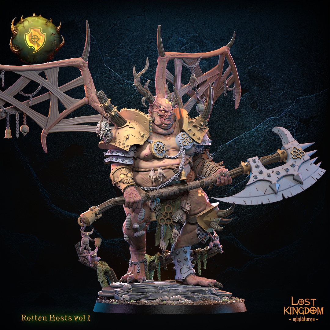 N'Elkor, Rotten Daemon Prince, Lost Kingdom Miniatures