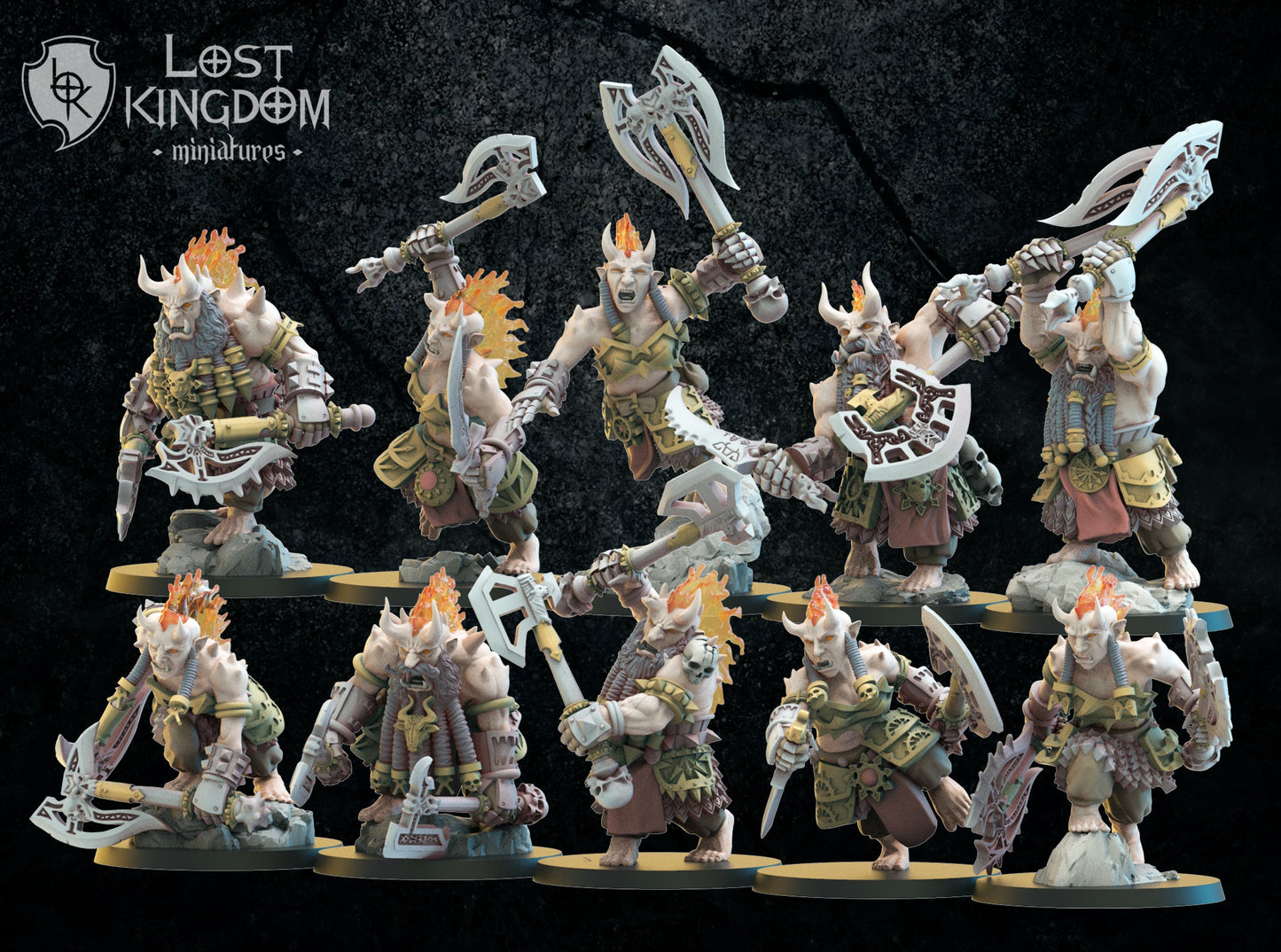 Berserker Unit, Lost Kingdom Miniatures