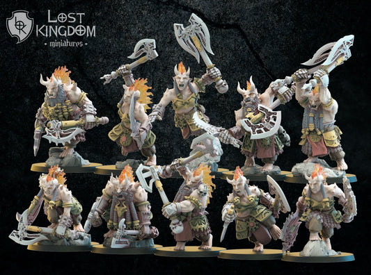 Berserker Unit, Lost Kingdom Miniatures