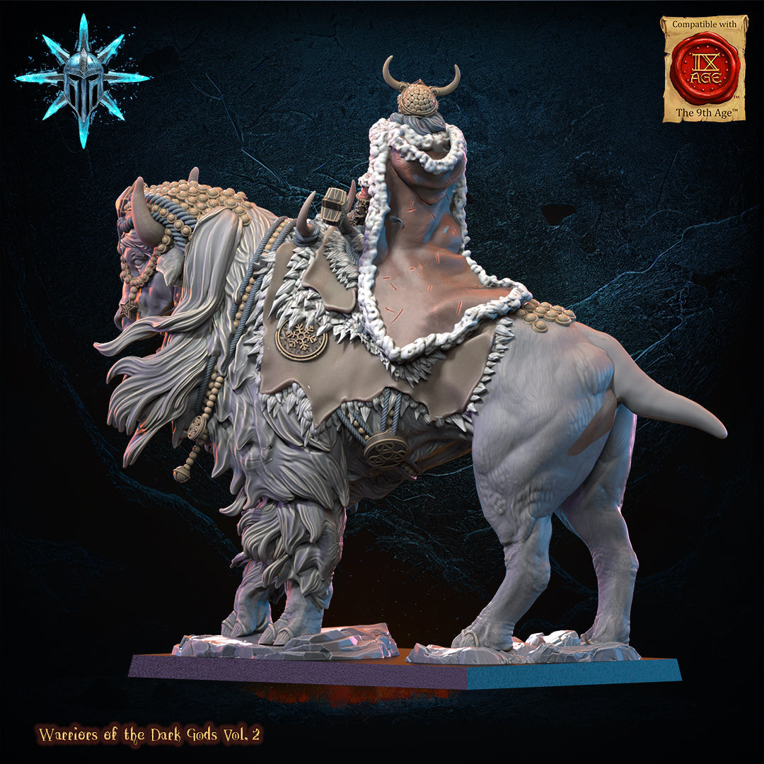 Freyja, the half giant, Wasteland sorceress, Lost Kingdom Miniatures