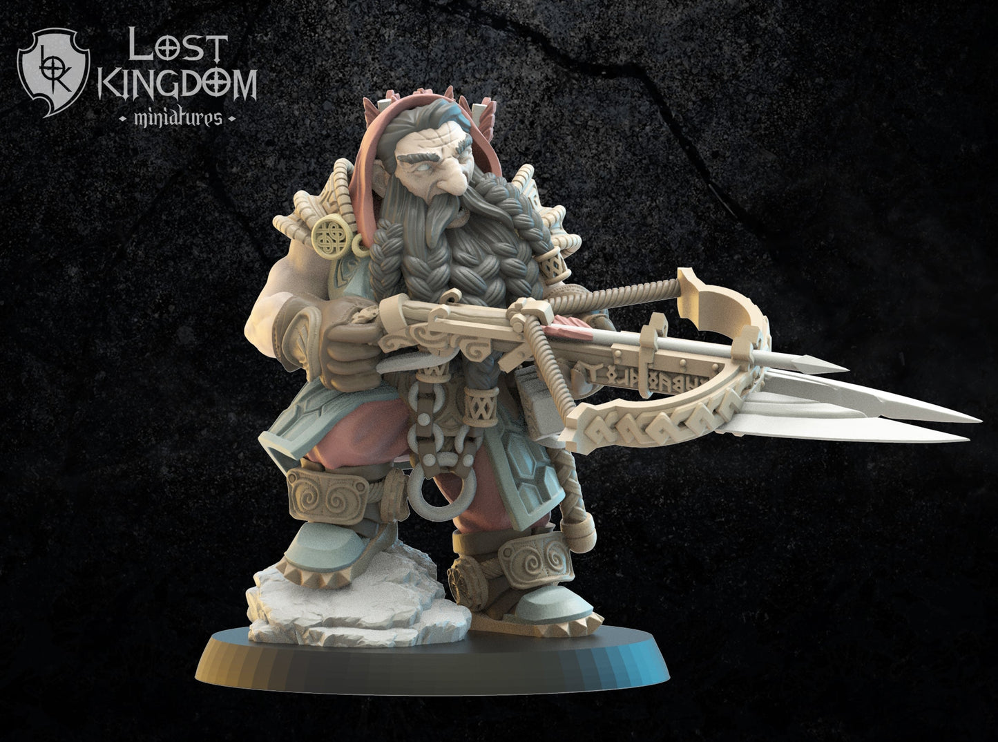 Harald, Armbrøst Hero, Lost Kingdom Miniatures