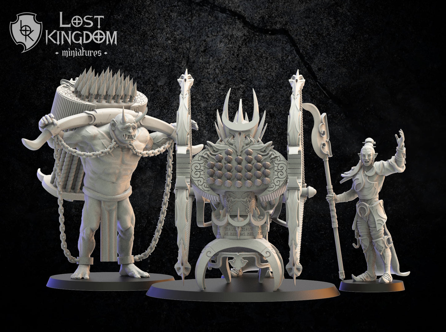 Night Elves Repeater Battery, Lost Kingdom Miniatures