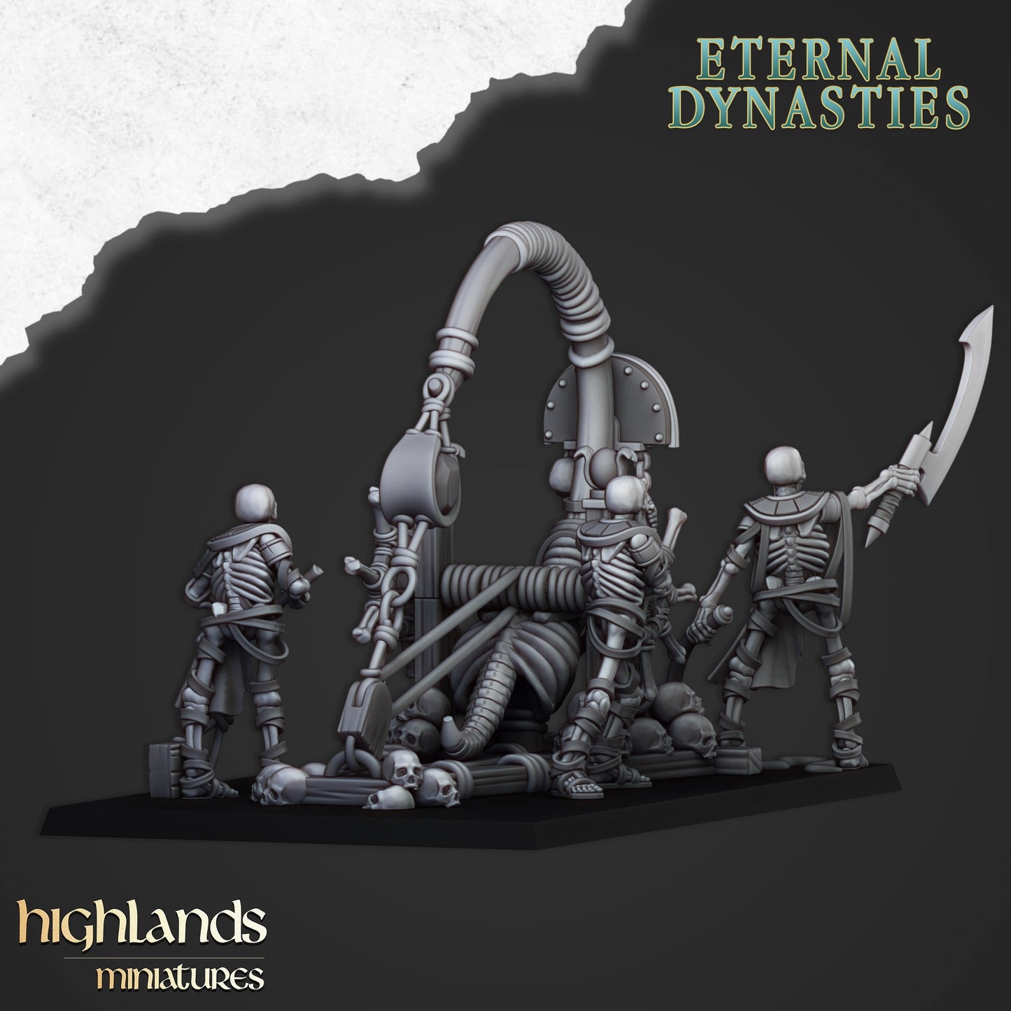 Ancient Stonethrower, Highlands Miniatures