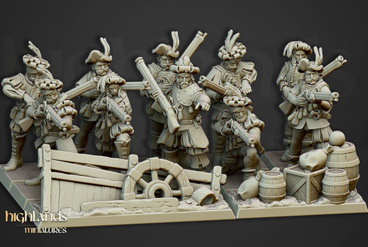Handgunners, Highlands Miniatures
