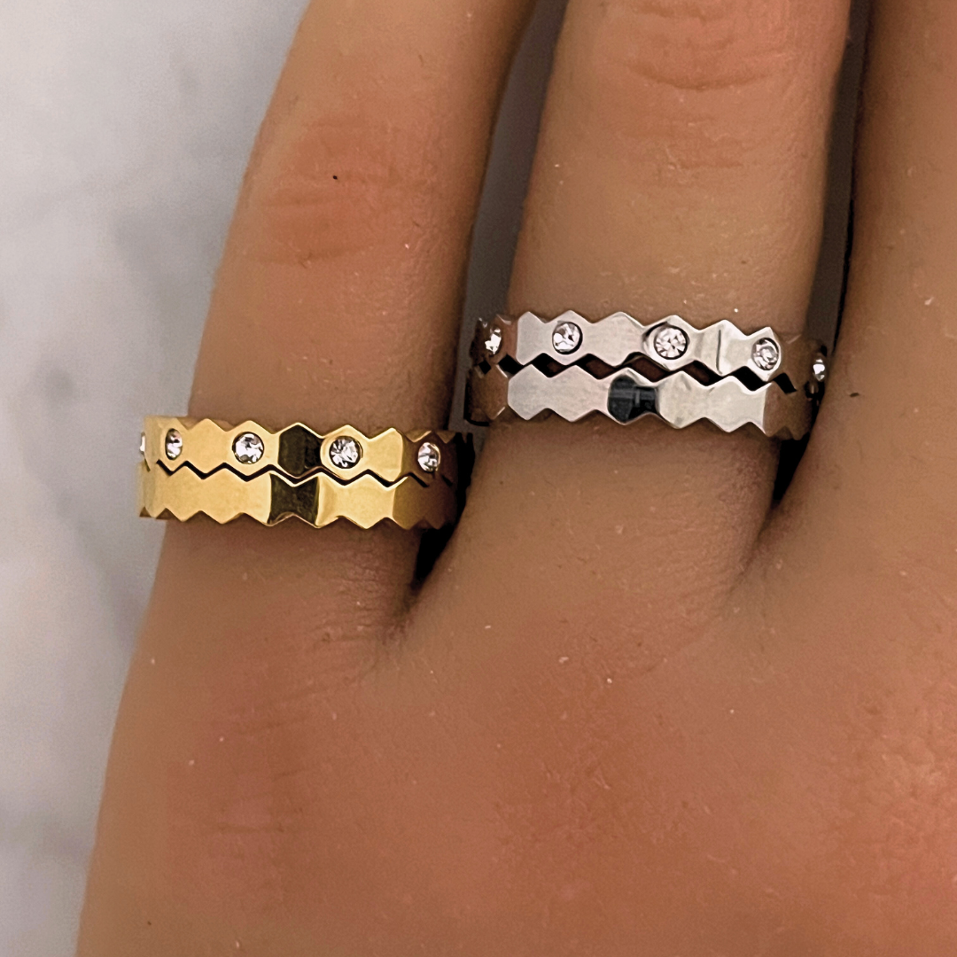 Anillo Lidia (Set De 2 Anillos)