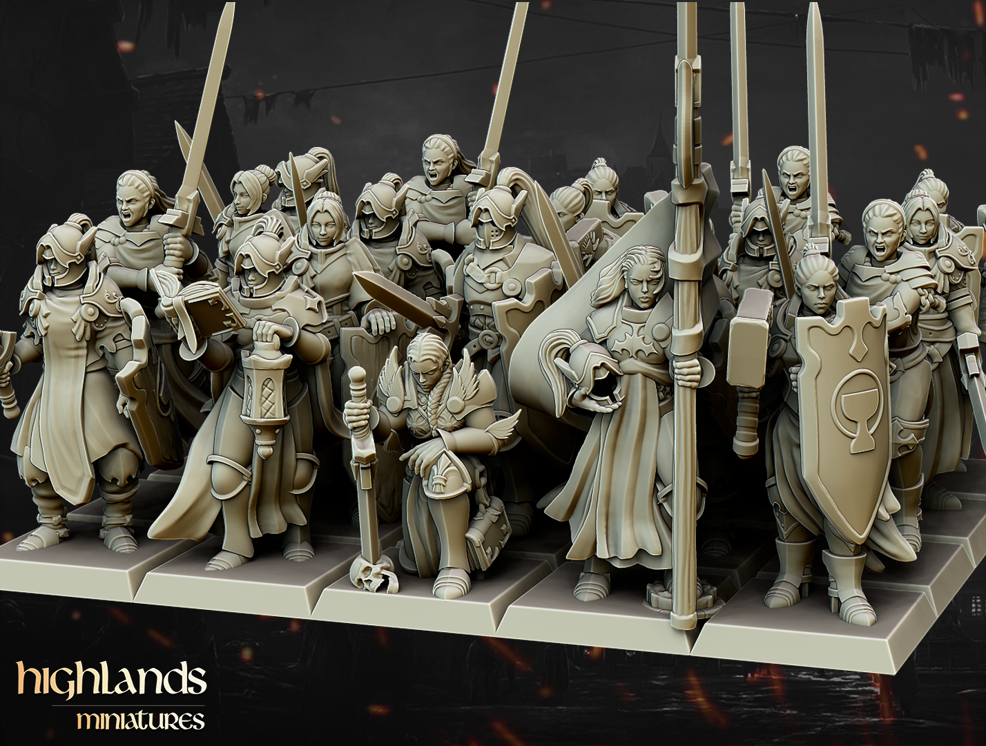 Lady Warriors, Highlands Miniatures