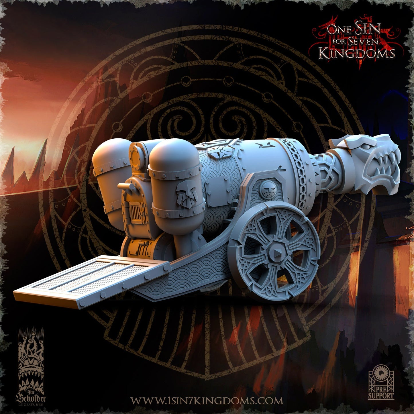 Flamebreath Cannon, The Beholder Miniatures