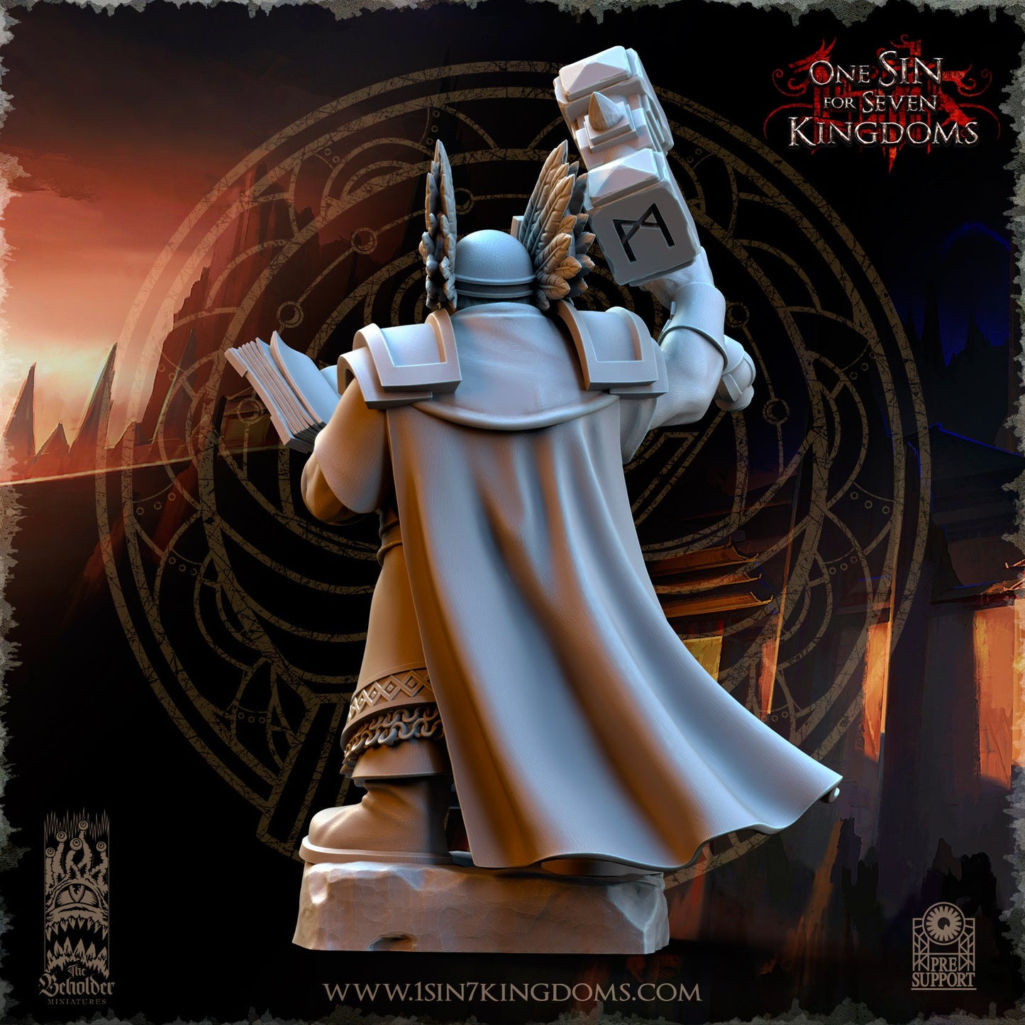 Kromnir, Rune Scryer, The Beholder Miniatures