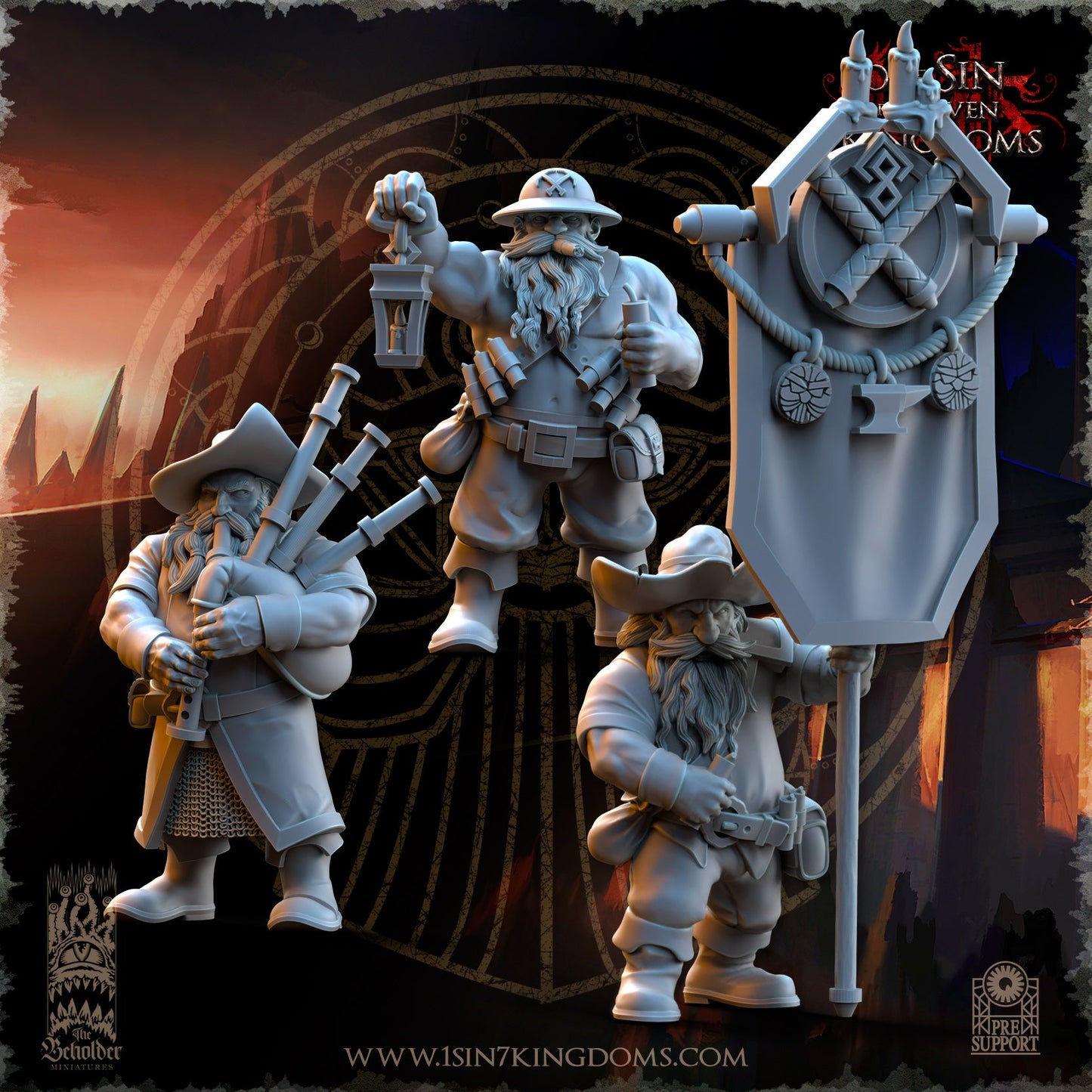 Miners, The Beholder Miniatures
