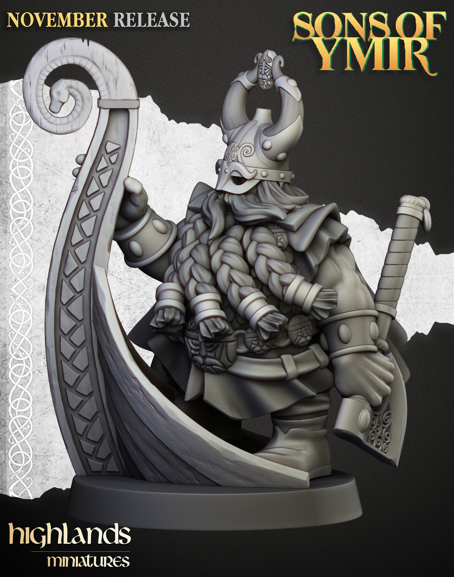 Dwarf Sea Lord, Highlands Miniatures